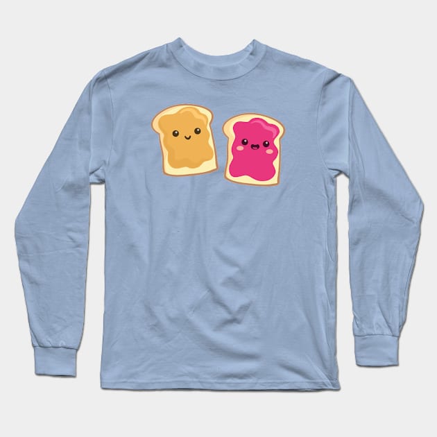 pbj (raspberry) Long Sleeve T-Shirt by mystudiocreate